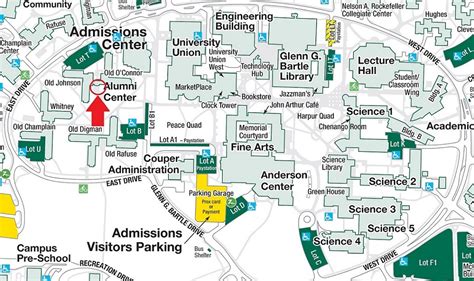 Suny Binghamton University Campus Map