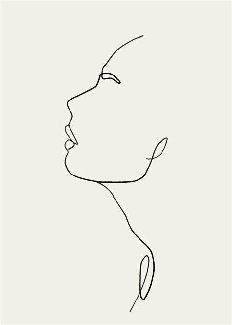 Abstract Female Figure, Woman Art, Sketch Art, Continuous Line, Woman Figure, Simple Fashion ...