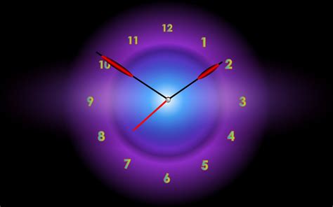 Radiant Clock screensaver adds colors to dull days!