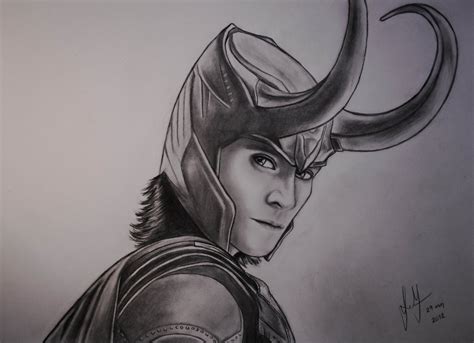 Loki Drawing Art - Drawing Skill