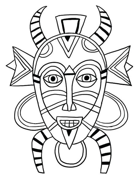 Tribal Animal Coloring Pages at GetColorings.com | Free printable ...