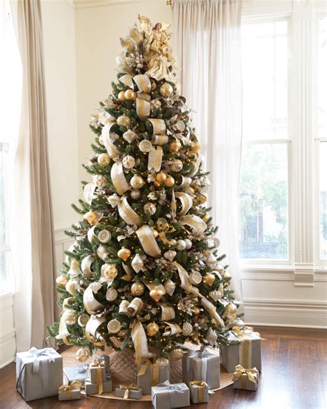 Silver and Gold Christmas Tree - Christmas Tree Decorating Ideas