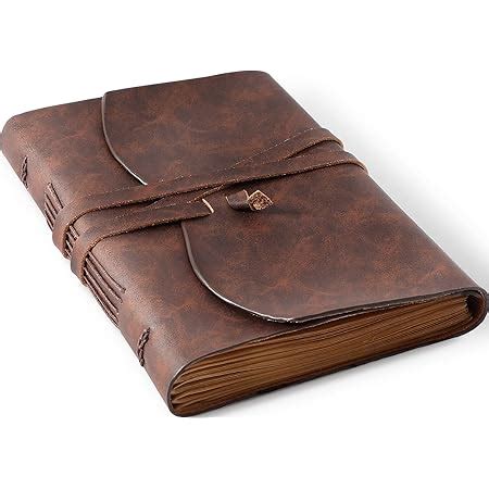 Amazon.com : Leather Journal Writing Notebook - Genuine Leather Bound ...