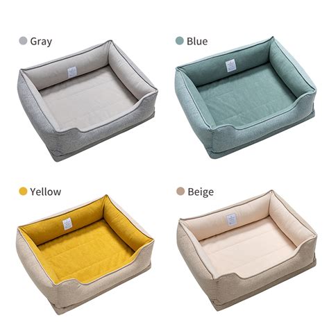 Rectangular Orthopedic Dog Bed - 26D Orthopedic Foam Support With ...