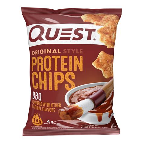 Quest Nutrition Protein Chips, BBQ - Walmart.com