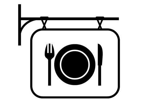 Download Restaurant Sign Retro Royalty-Free Stock Illustration Image - Pixabay