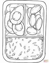 Lunch Box Coloring Page Free Printable  Home sketch template