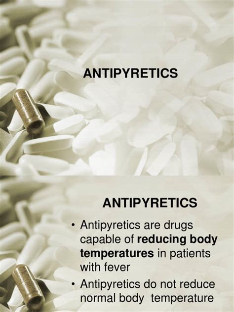 2. ANTIPYRETICS.pptx | Aspirin | Drugs