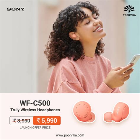 Sony WF-C500 True Wireless Earbuds: Features and Review - Poorvika Blog