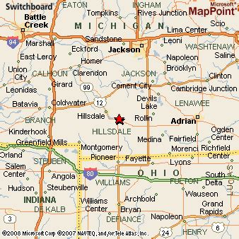 Where is Osseo, Michigan? see area map & more