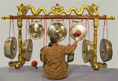 Gongs Suwukan and Kempul from Javanese Gamelan at the National Music Museum