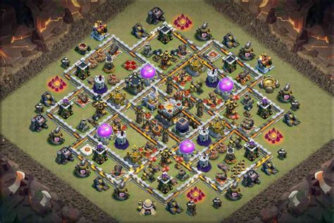 Powerful TH11 War Base Layout for CoC Victory - 2024