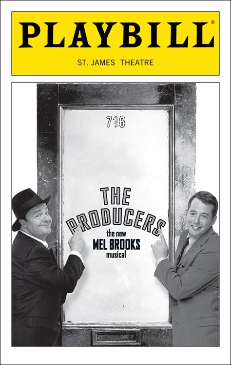 The Producers (Broadway, St. James Theatre, 2001) | Playbill