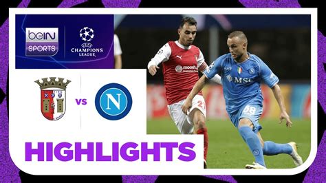 Sporting Braga v Napoli | Champions League | Match Highlights - YouTube