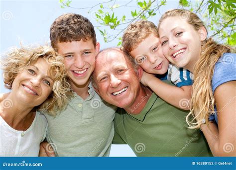 Smiling Christian Family