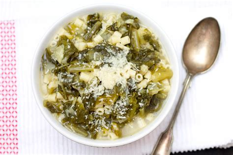 Escarole & Pasta Soup - Italian Comfort food in a bowl.