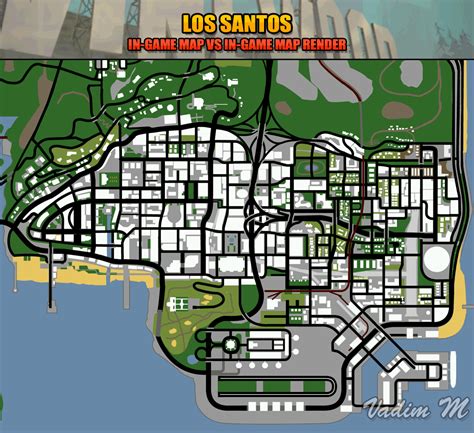 GTA SA - Beta Map - Los Santos [Analysis] - YouTube