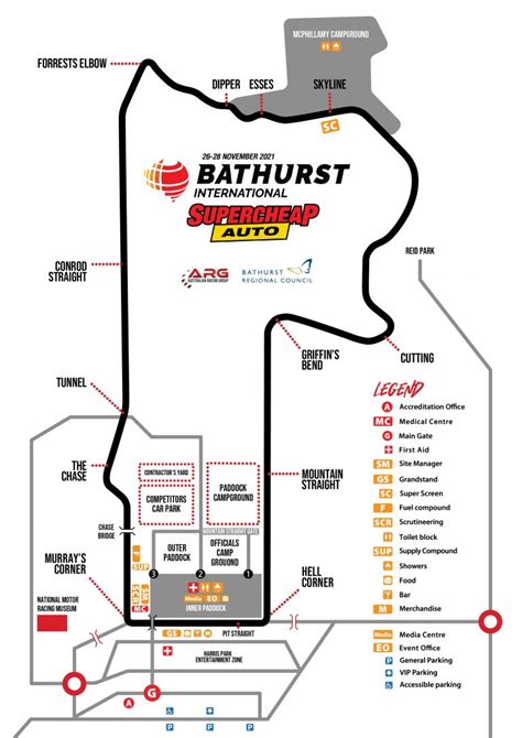 Track Map - Bathurst International