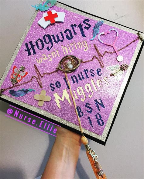 40 DIY Graduation Cap Ideas For Major Harry Potter Fans | College graduation cap decoration ...