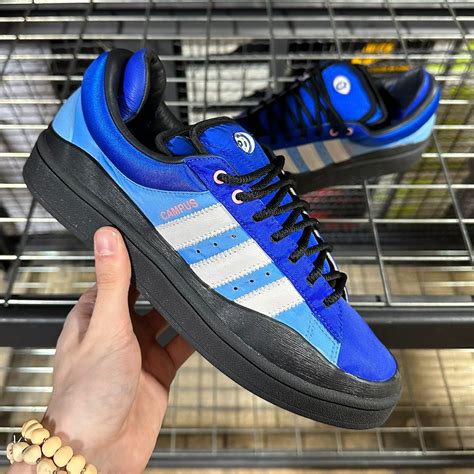 Bad Bunny x adidas Campus Blue Black Release Date | SneakerFiles