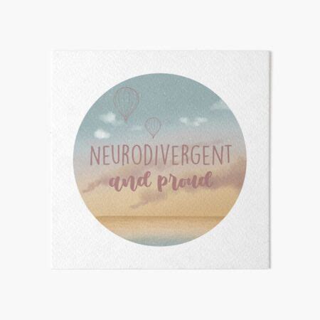 "Neurodivergent and Proud" Art Board Print for Sale by Zephyr-Studio | Redbubble