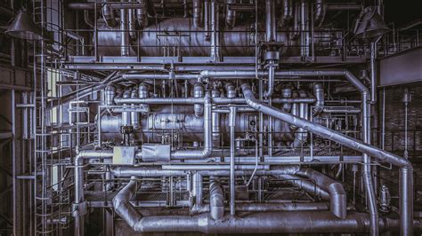 Download Industrial Metal Pipes Plumbing System Wallpaper | Wallpapers.com