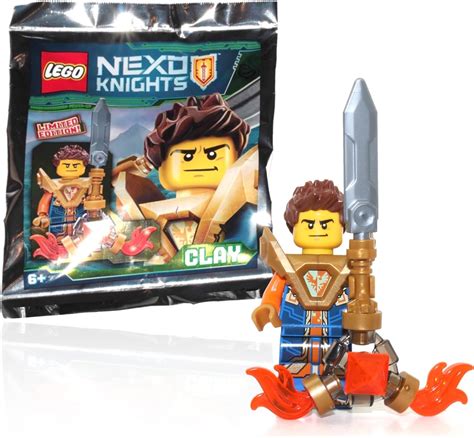 LEGO Castle Nexo Knights Minifigure - Clay with Armor and Sword with ...