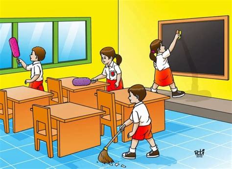 Gambar Ruang Kelas Kartun – retorika