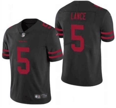 Men's San Francisco 49ers Trey Lance 5 Nike stitched Jersey ,cheap Men ...