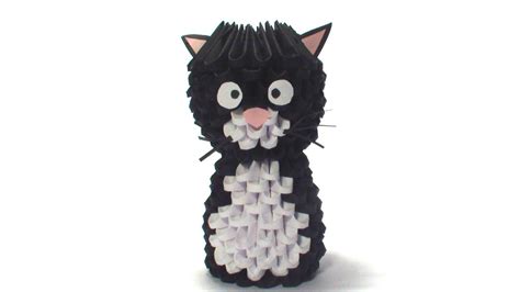 3D origami cat by Girnelis on DeviantArt