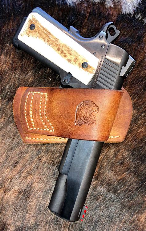 Yaqui Belt Slide 1911 45/10mm Holster RH | Etsy