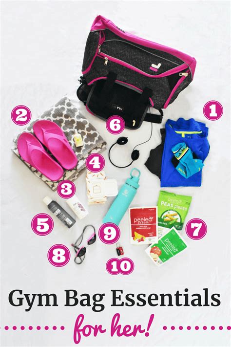 10 Gym Bag Essentials for Her! - Snacking in Sneakers