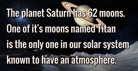 Saturn moon Titan has atmosphere | Amazing WTF Facts