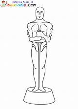 Academy Awards Oscars Coloring Pages sketch template