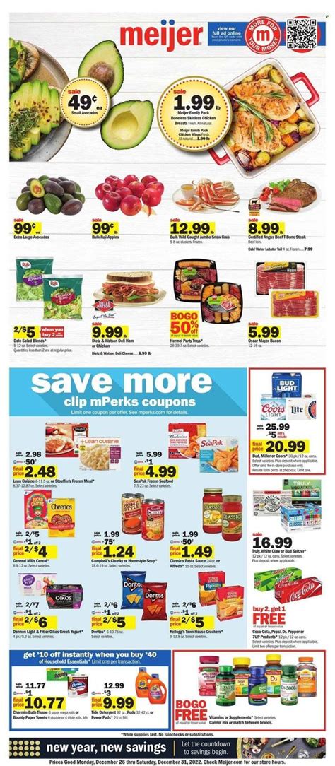 Meijer (KY) Weekly Ad Flyer Specials December 26 to December 31, 2022