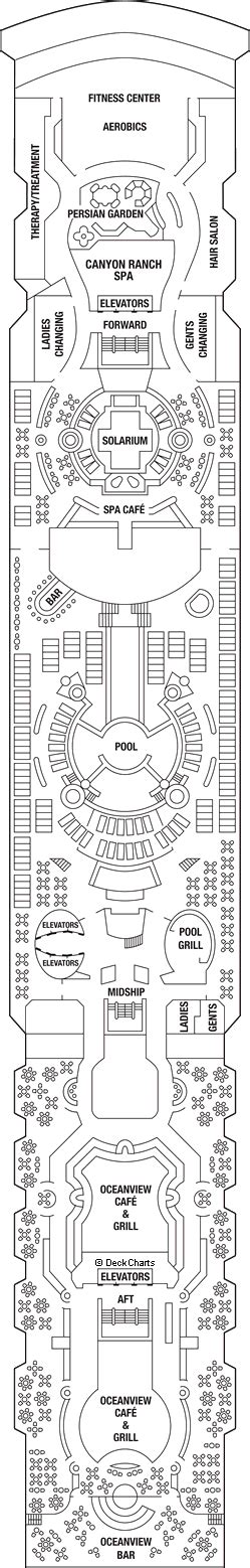 Celebrity Millennium Deck Plans: Ship Layout, Staterooms & Map - Cruise ...