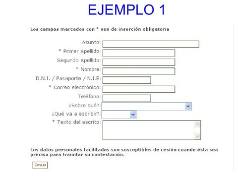 Formularios html