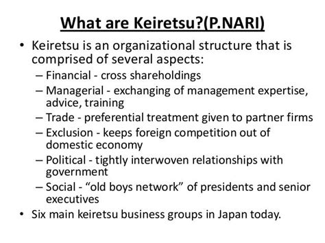 What are keiretsu