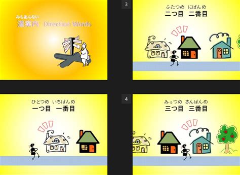 Directions - Japanese Teaching Ideas