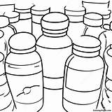Colorful Prescription Bottles Coloring Page  Pagescom sketch template