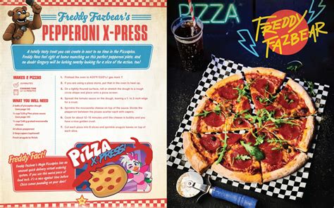 Five Nights at Freddy’s Official Cookbook - Pepperoni X-Press Page Reveal : r/fivenightsatfreddys