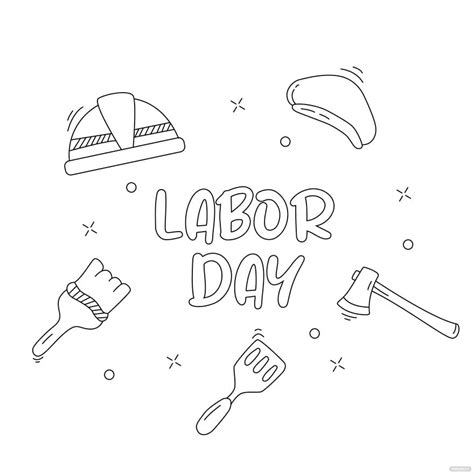 Labor Day Sketch Drawing in PSD, Illustrator, SVG, JPG, EPS, PNG - Download | Template.net