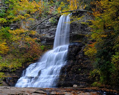 Cascade Falls - Giles County Virginia Waterfall Photograph by Matt Plyler