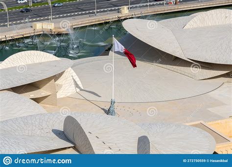 Beautiful Aerial View of Doha Skyline from Corniche Bidda Park ...