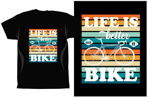 Premium Vector | Cycling t-shirt design vector graphics. unisex ...