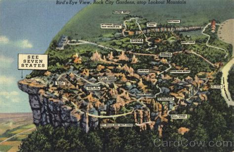 Bird's-Eye View, Lookout Mountain Rock City Gardens, TN