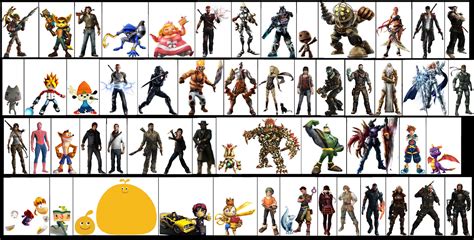 PlayStation All-Stars Dream Roster Character SCALE by ScilacticonGalaxy on DeviantArt