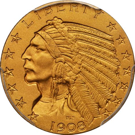 Value of a 1908 Indian $5 Gold | We are Rare Coin Buyers