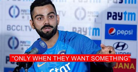 Virat Kohli Put On Hold An Interview Request Of A Former Australian ...