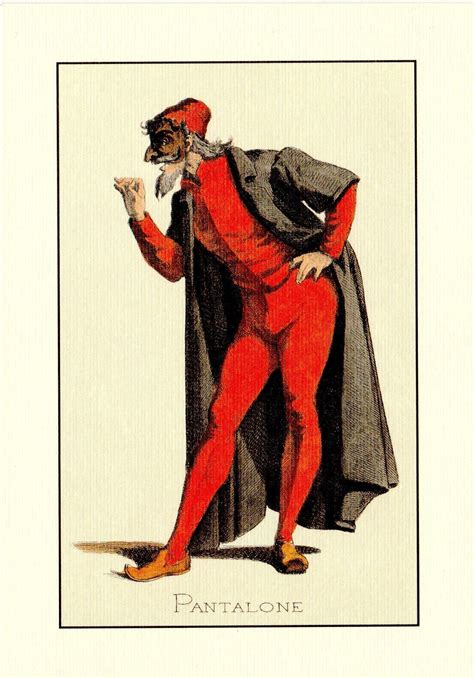 Italian Commedia Dell'arte Pantalone Photographic Print to - Etsy Singapore